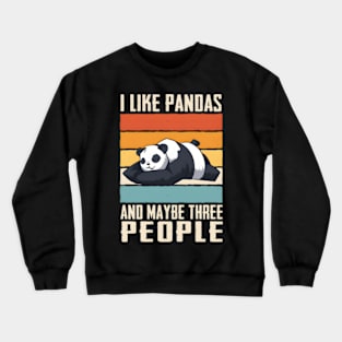 Panda Bear Pandas Animal Crewneck Sweatshirt